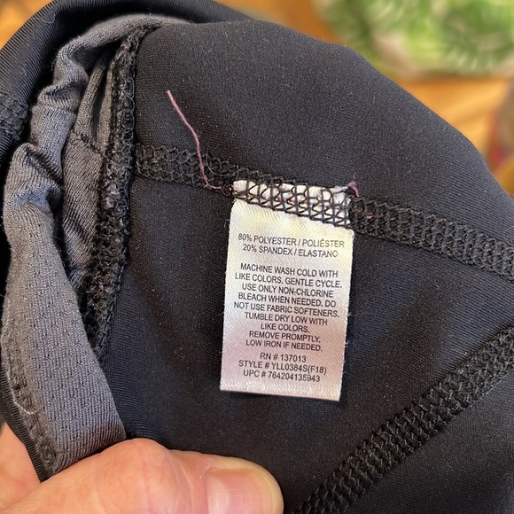 Marika Black Leggings size medium 8-10. - Picture 7 of 7